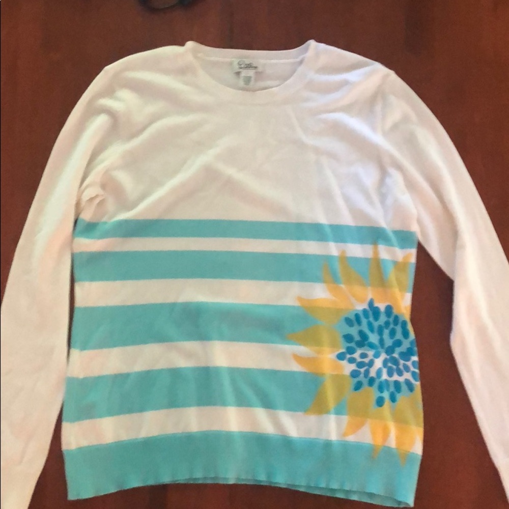 Lilly Pulitzer long sleeve summer sweater